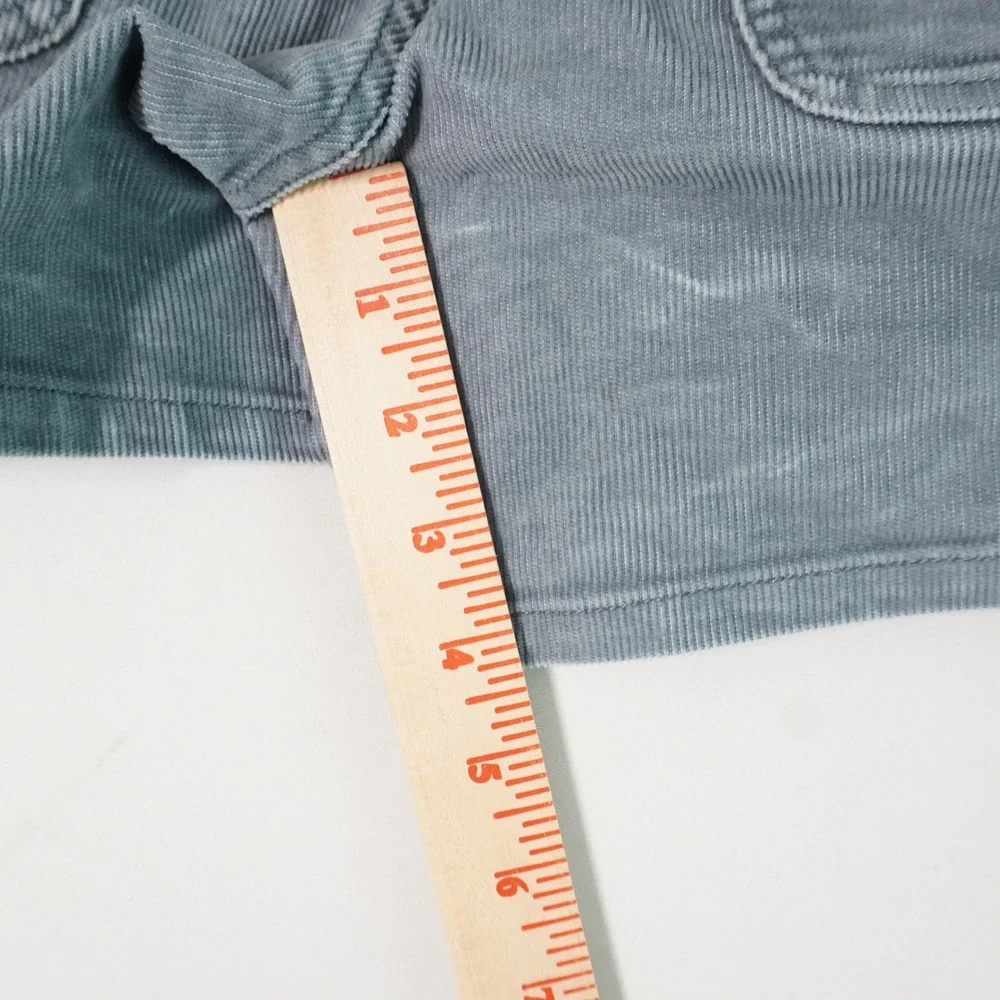 Toad&Co Corduroy Shorts Pull On Waist Pockets Casual Blue Size 8 - Picture 5 of 7